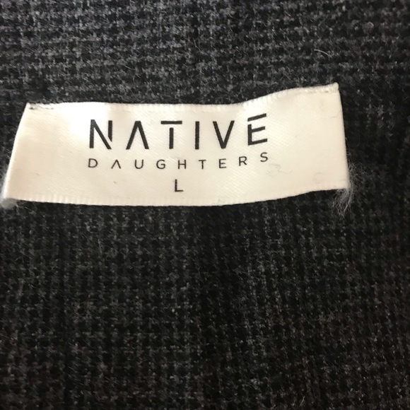 Native Daughters Wool and Polyester Mini Skater Skirt - Picture 2 of 4